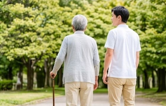 外出時の付き添い