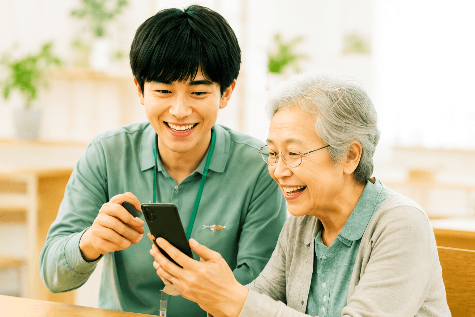 スマホ操作